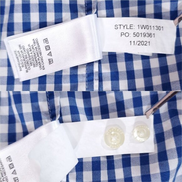 Vineyard Vines Mens Medium On the Go Performance Brrr Blue LS Button Down Shirt - Picture 12 of 14